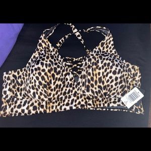 Torrid Cheetah Swim Top